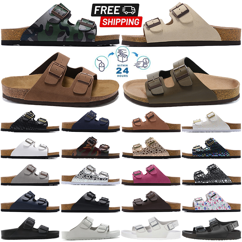 free shipping clogs designer slippers birkinstocksandals slides shoes black white blue leather suede mules birkentocks clog mens sandles sandales discount