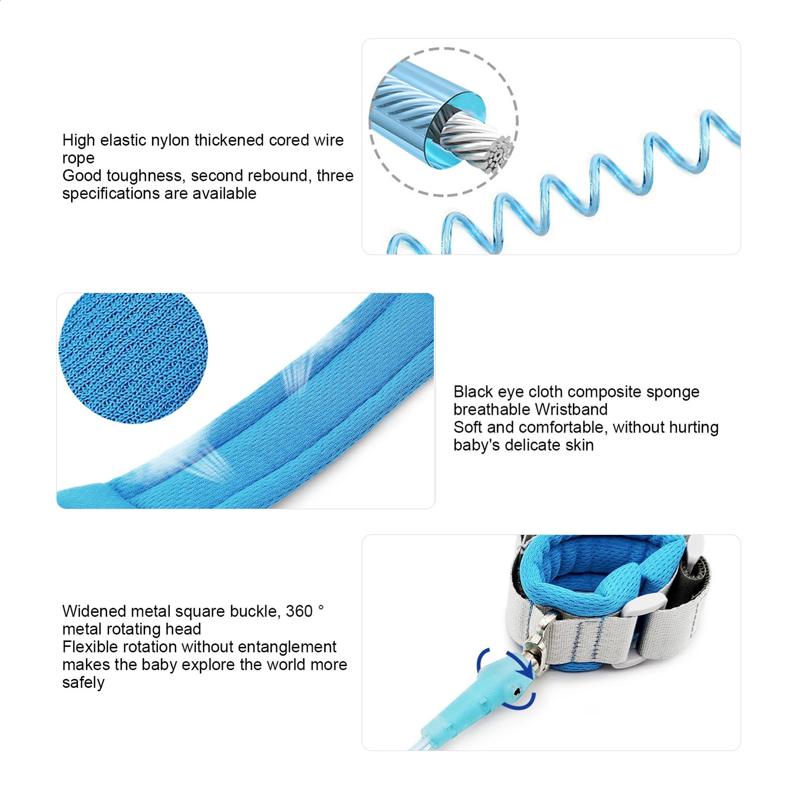 Toddler Leash Safety Harness Dual-Use Outdoor Walking Hand Belt Anti-lost Wristband Kids Safety Learning Walk Accessories 241230