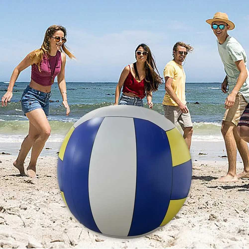 New Giant PVC Inflatable Beach Volleyball Big Football Outdoor Grass Ball Fun Sports Meeting Ball Team Building Beach VolleyballXJ241230