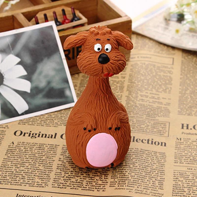 Update Latex Dog Toys Sound Squeaky Elephant/Cow Animal Chew Pet Rubber Vocal For Small Large Dogs Bite Resistant Interactive Toy