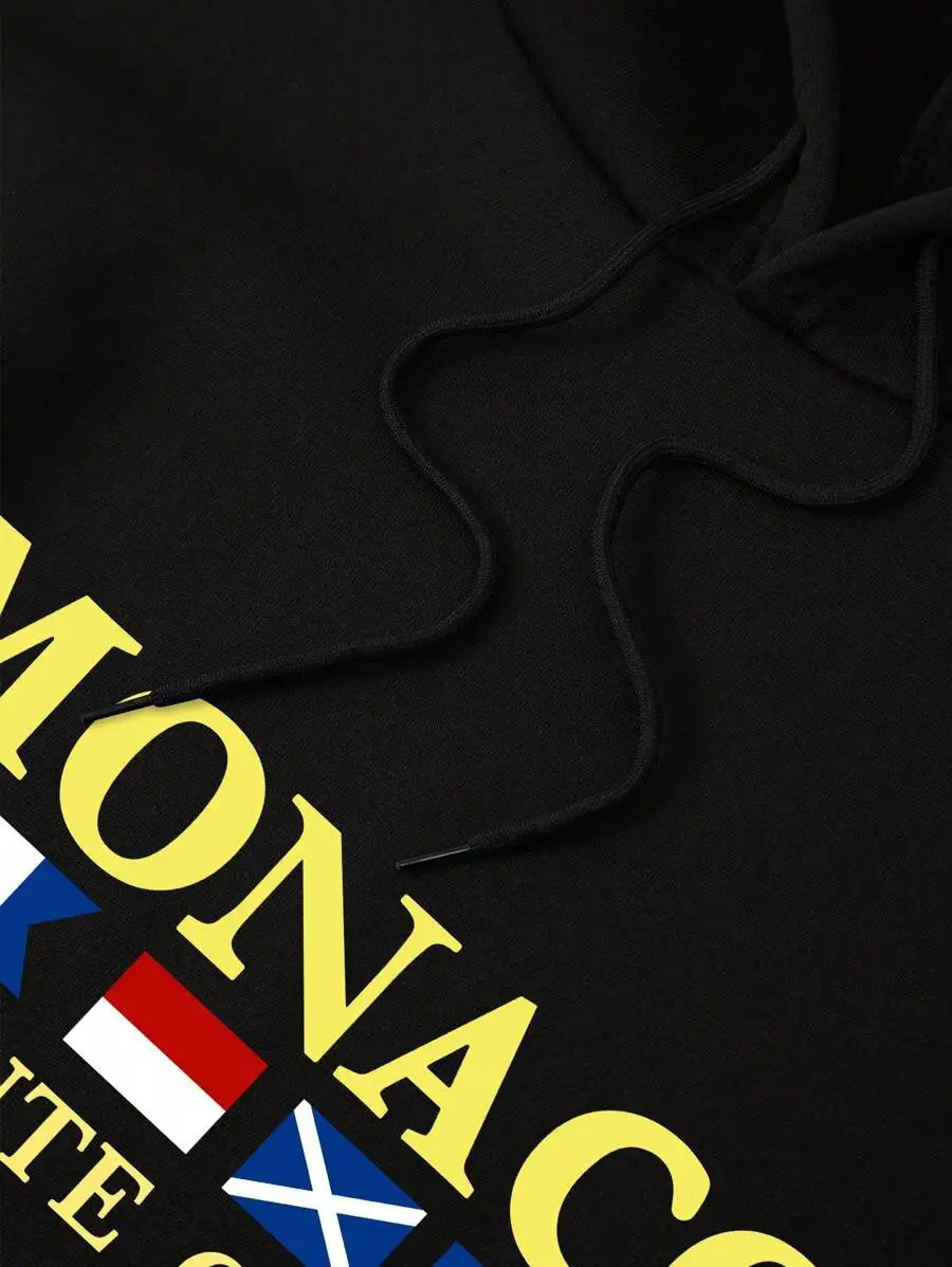 mens fashionable sweatshirt 220g breathable cotton sweatshirt mens y2k creative printed streetwear 241230