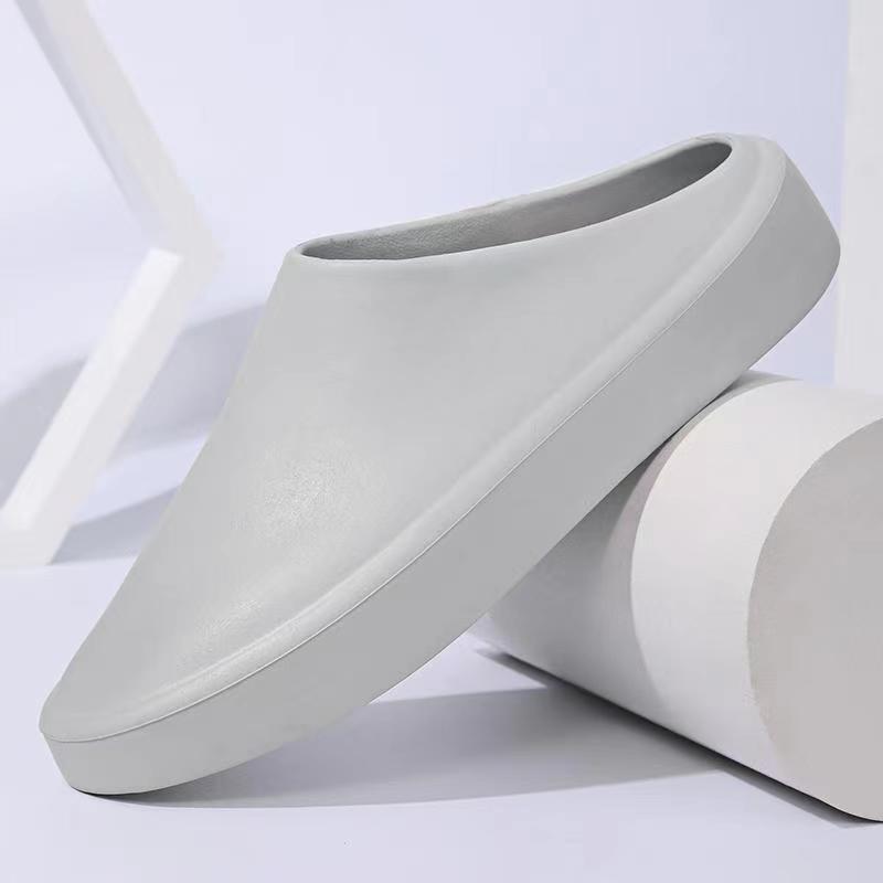 2025 new large-size baotou drag male fashion wear couple hundred pairs heelless lazy half slippers beach indoor and outdoor slippers female