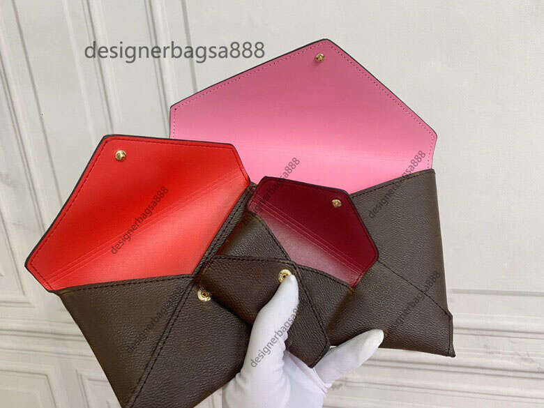 womens designer clutch bag s pochette kirigami wallets brown wer letter big-size card holders high quality female fashion coin purse Credit Card Holders