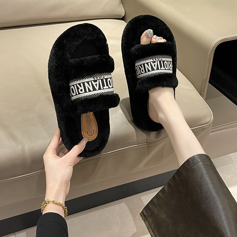 free shipping slides designer women shoes thick soled cotton slippers slipper flat bottom slippers women slipper sandals sliders women 35-40 For ladie