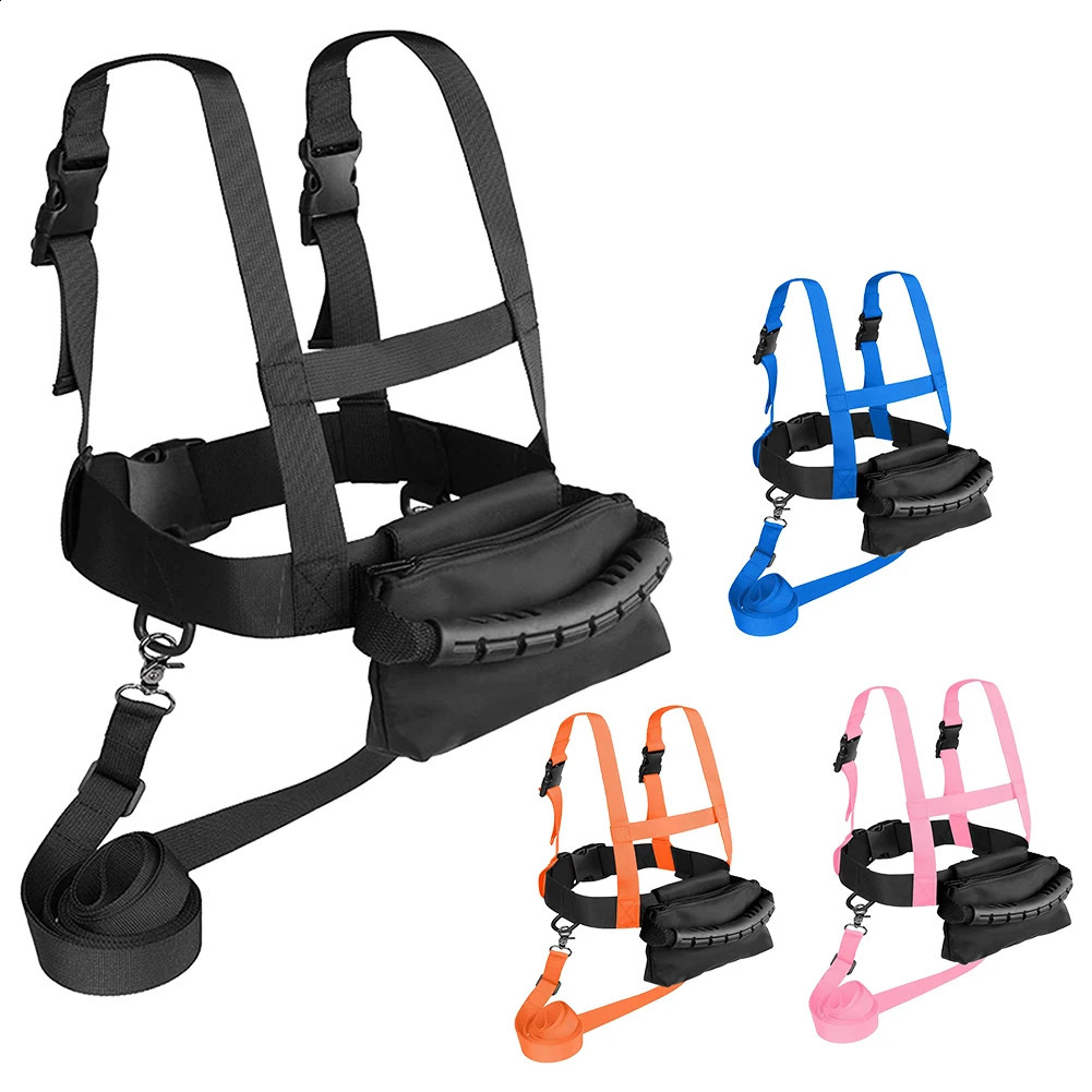 Children Ski Harness With Bag Traction Rope Baby Walking Durable Reliable Kids Ski Safety Belts Training Belt For Snowboarding 241230