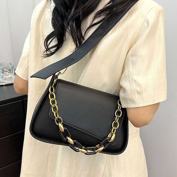 Advanced Texture Armpit Women's New Niche Design, Crossbody Fashionable Small Square Bag, Versatile Casual Shoulder Bags