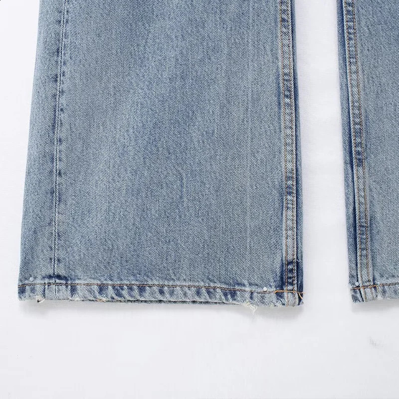 Summer Fashion Womens Straight Denim Jumpsuit Button Long Sleeve Chic Pleated Slim Long Casual Classic Denim Jumpsuit 241230