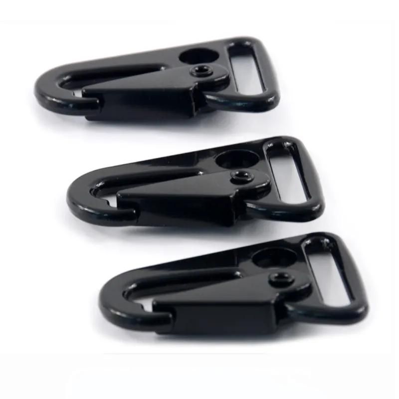 25mm Black zinc alloy metal snap eagle mouth spring hk hook