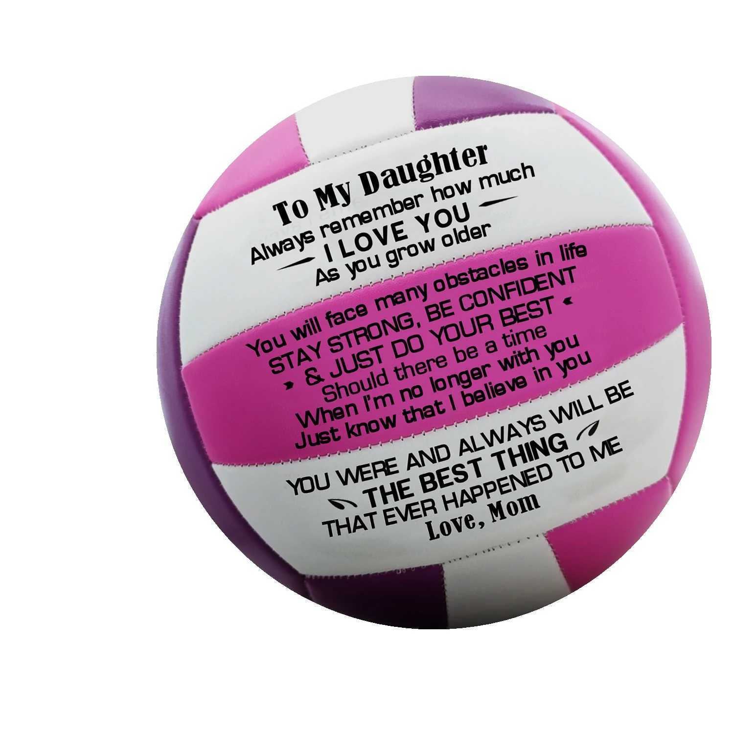 Mom To My Daughter Gifts Soft Volleyball Professional Training Competition BallBest Gifts For To Beloved DaughterXJ241230
