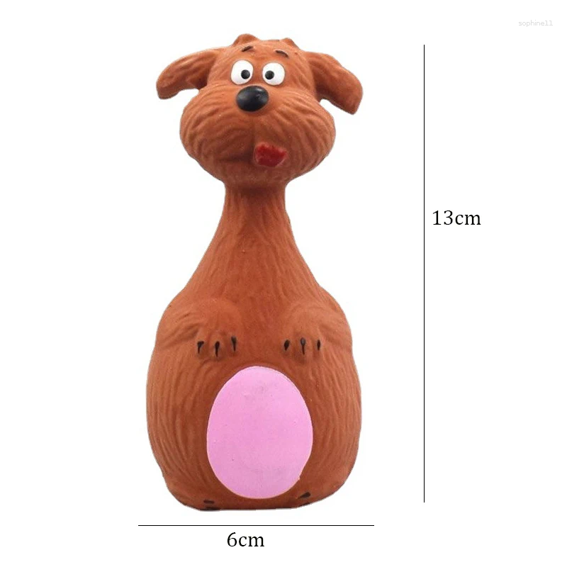 Update Latex Dog Toys Sound Squeaky Elephant/Cow Animal Chew Pet Rubber Vocal For Small Large Dogs Bite Resistant Interactive Toy