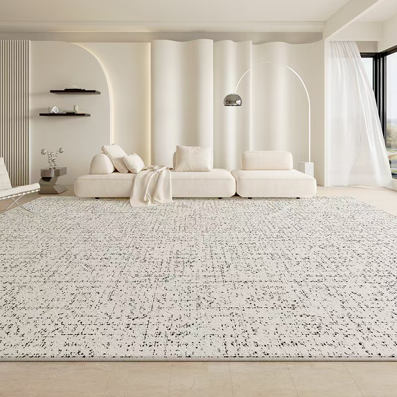 4712-55.6-GZX-Beige Striped Minimalist Rug Comfortable Large Area Living Room Rugs Refreshing Bedroom