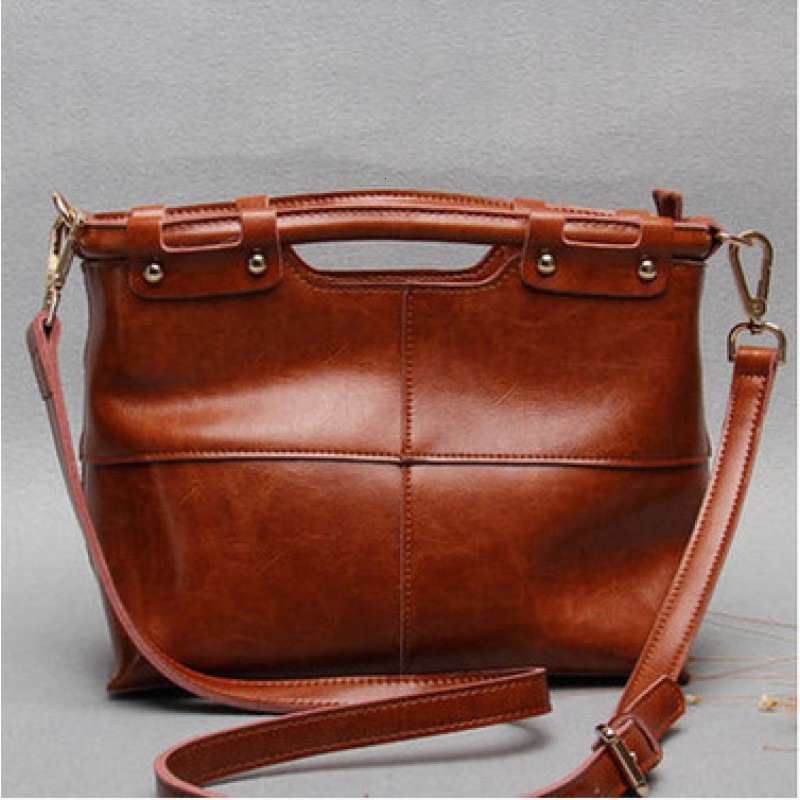 2022 Original Ecological Leather Women's Bag Cross Shoulder Handbag Guangzhou New Rivet