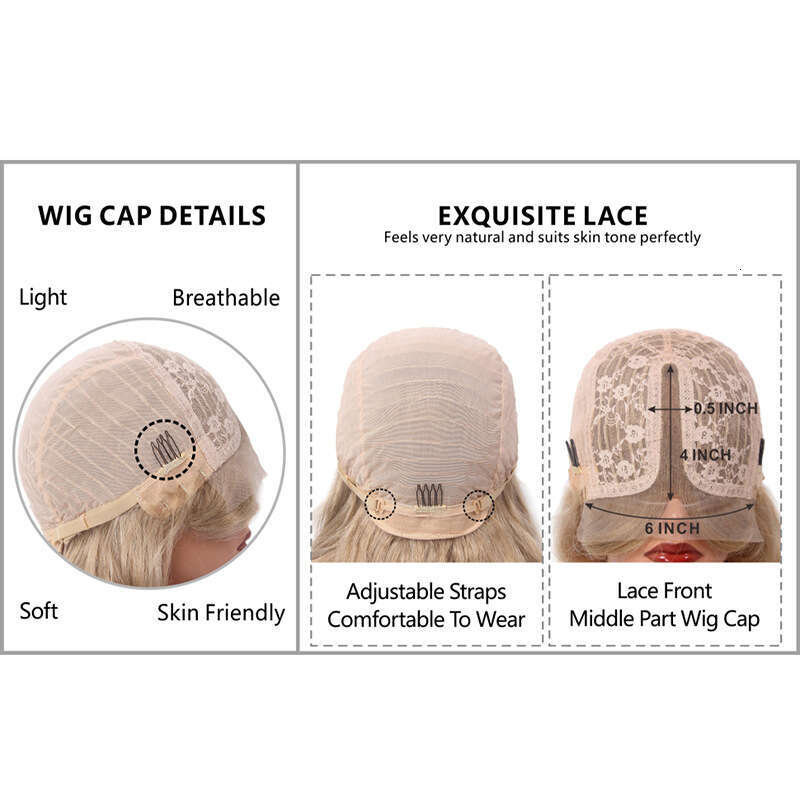 Lace Front Wig Cover T Shape Front Small T Synthetic Headband T-Shaped Lace Wig High Temperature Silk Tpartwig Kq2 Kq2