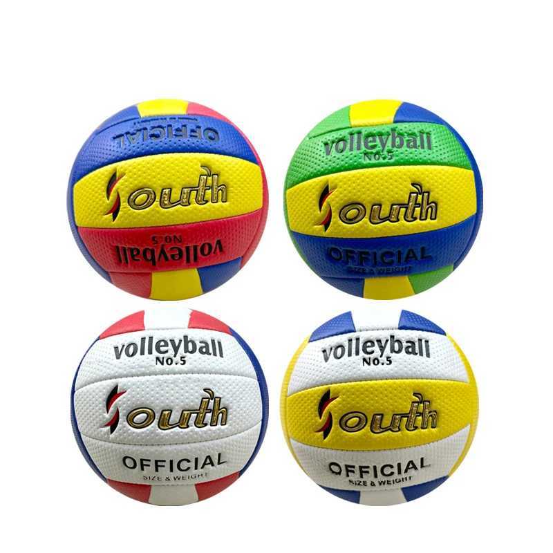 Official Size 5# PVC Leather Beach Volleyball Middle School Training Specialized Volleyball Adult Indoor Compitition BallXJ241230