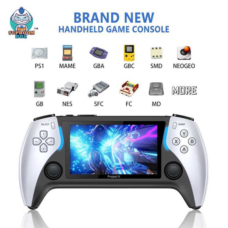 New Project X 4.3 Inch High-Defintion Ips Snhandheld Game Console ports Ps1 Arcade Hd Output For Dual Joystick Hd Output Z241230