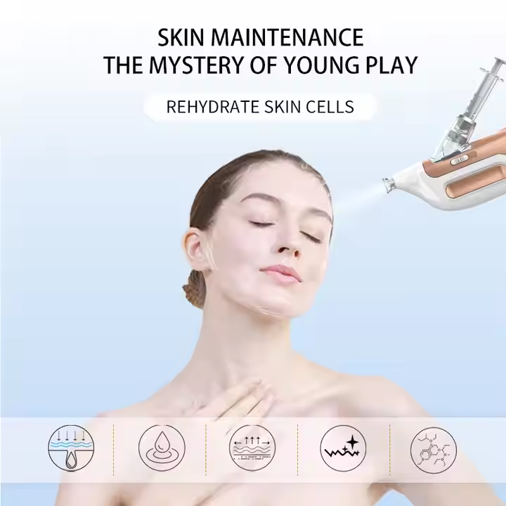 MesoGun Theapy Whitening Moisturizing Skin Rejuvenation Tightening Oxygen Gun Mesotherapy Injector No Needle For Face Meso Gun Machine