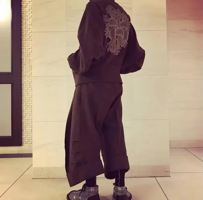 Autumn Christopher Nemeth 21Aw Men's Back Knot Pattern Wool Woolen Jacket Women's Coat New