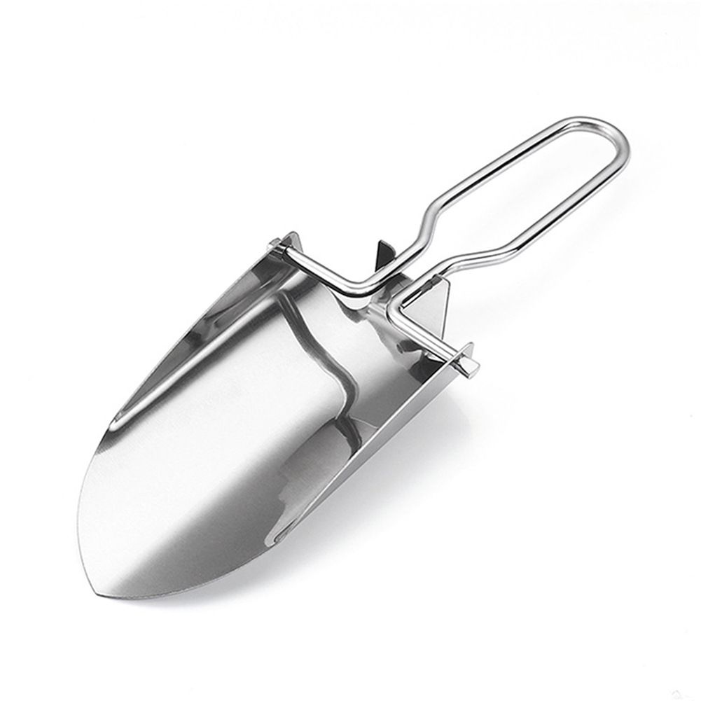 Outdoor Stainless Steel Folding Garden Shovel Mini Portable Camping Snow Shovel