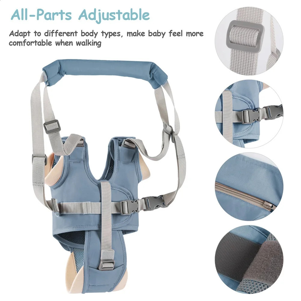 Kid Baby Infant Toddler Harness Walk Learning Jumper Strap Belt Safety Reins Harness Leashes Anti-fall Artifact Child Leash 241230