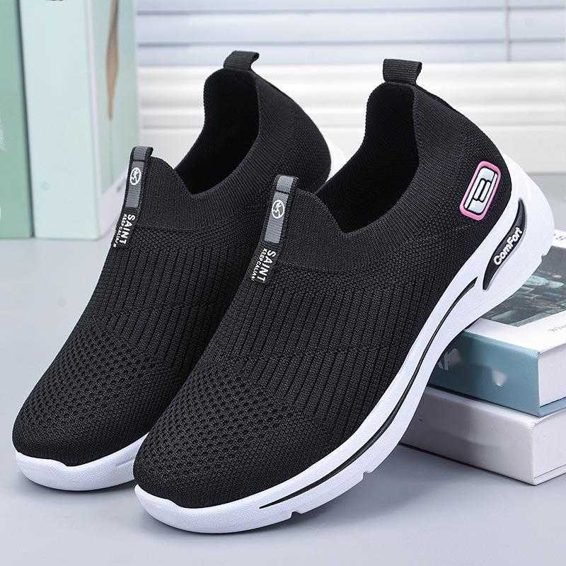 Female Shoes New Womens Shoes Fashion Mom Shoes Socks Shoes Soft Sole Sports Shoes Female