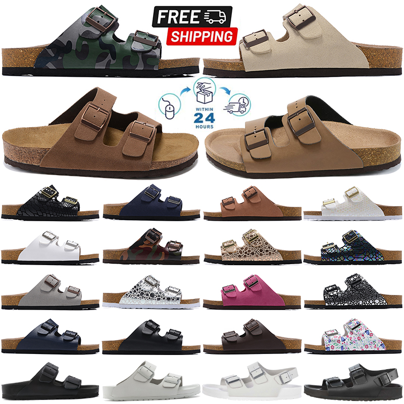 free shipping clogs designer slippers birkinstocksandals slides shoes black white blue leather suede mules birkentocks clog mens sandles sandales