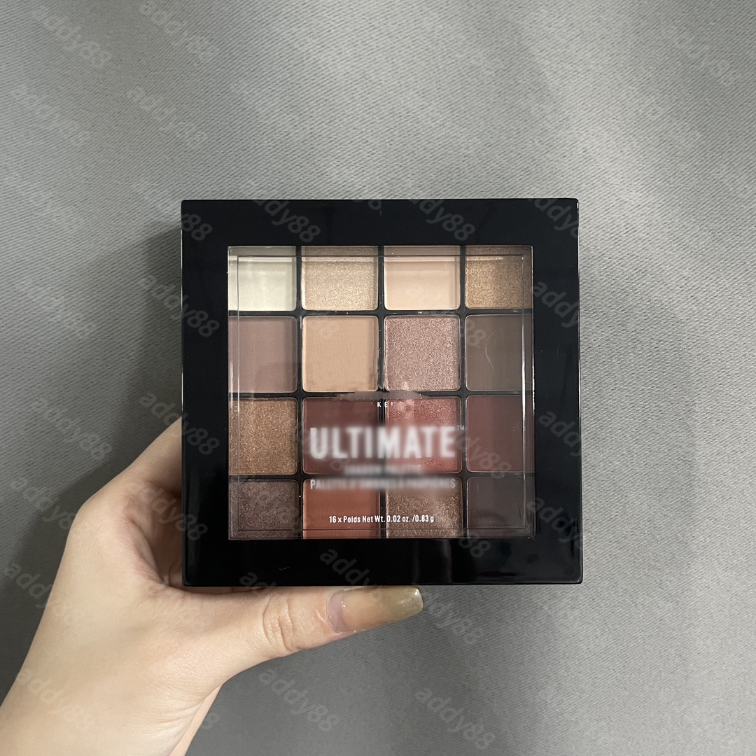 Brand makeup Eyeshadow Palette 16 colors eye shadow Matte Shimmer Natural Waterproof Eyeshadow Send brushes high quality free shipping