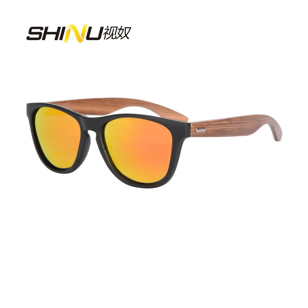 SHINU Retro vintage y2k sunglasses for men Natural Wooden polarized sunglasses Men Polarized Fashion sun Glasses Original Wood 241230
