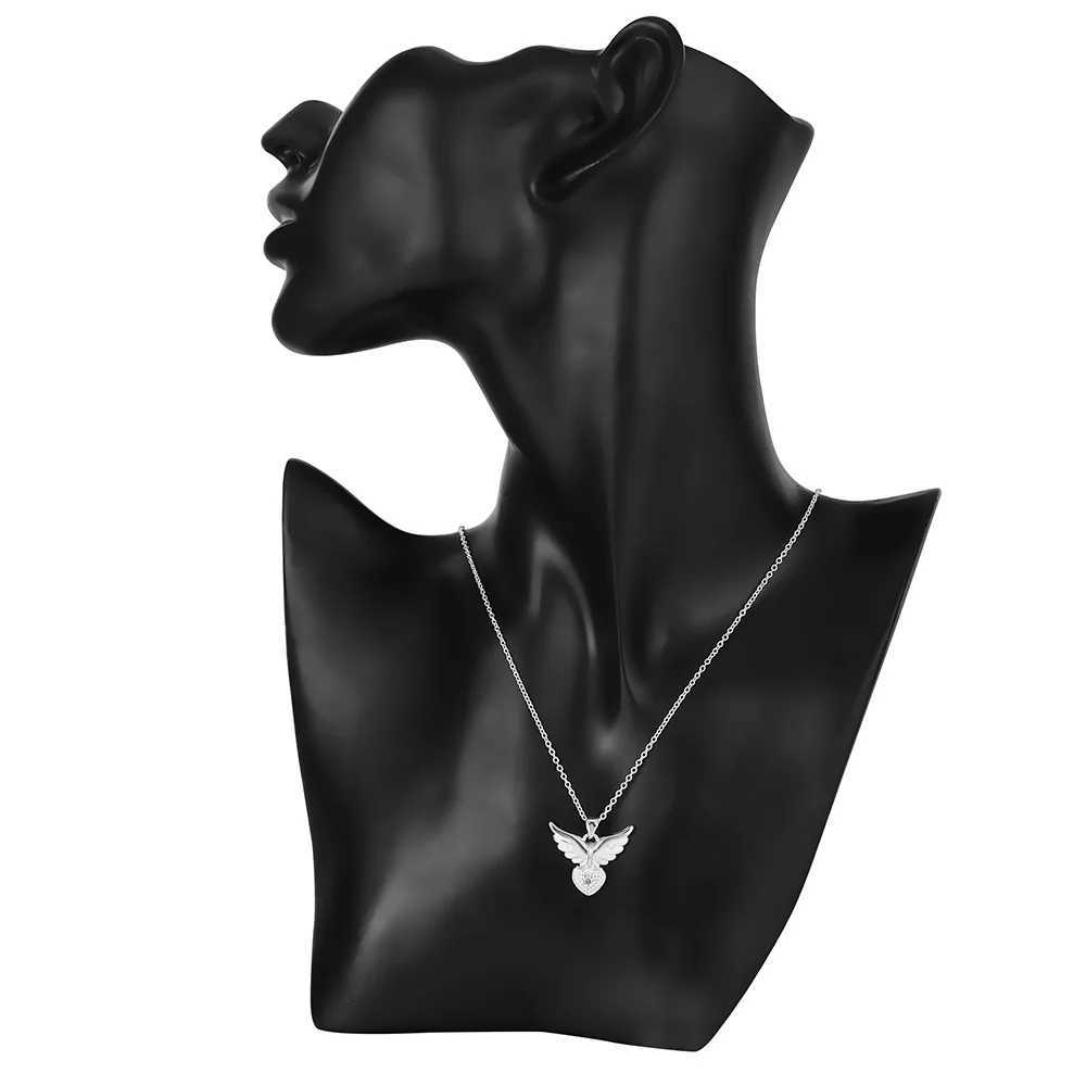 New 925 sterling silver 18 inch angel wing necklace suitable for womens luxury designer jewelry GaaBou W241230