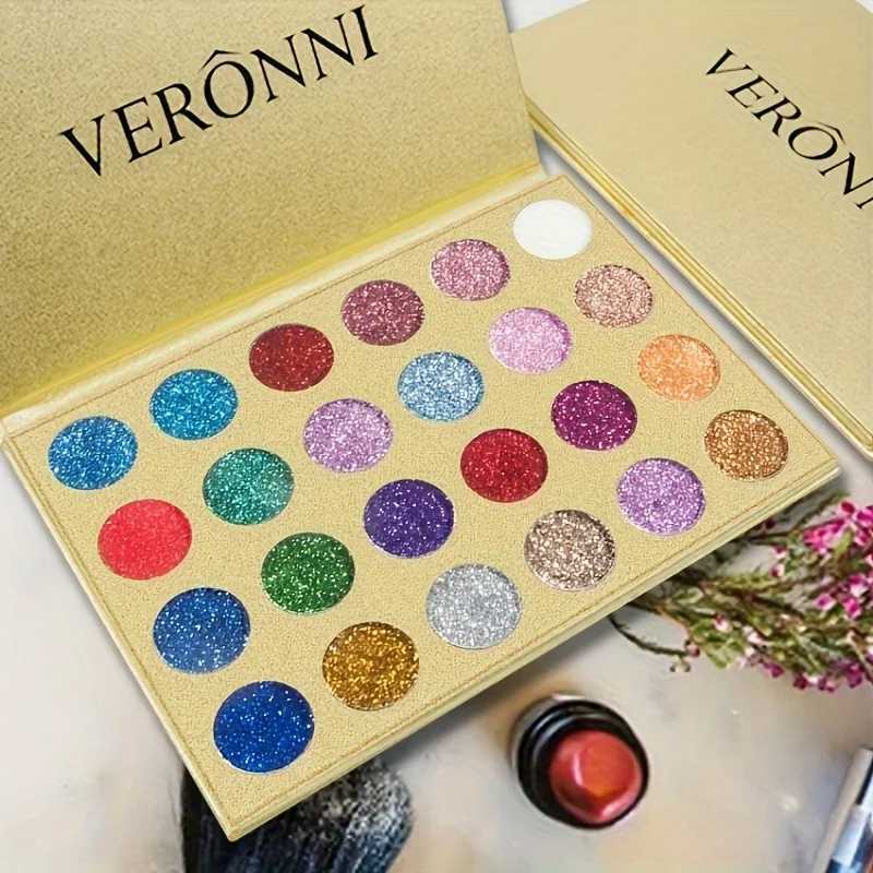 15/24 Colors Diamond Sequin Eyeshadow Palette Shimmer High Pigment Powder with Glitter and Satin Long Lasting Waterproof MakeupXJ241230