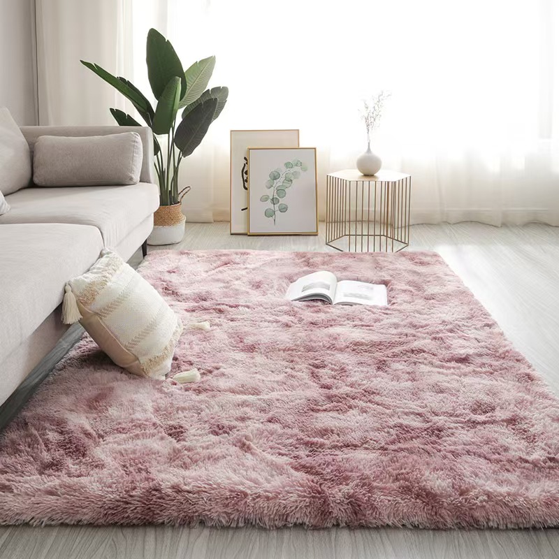 4710-51.6-BB-Beige Minimalist Carpet Comfortable Refreshing Bedroom Rug Easy Care Waterproof Rugs