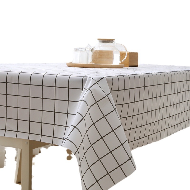 Waterproof and Oil-proof Leave-in Fabric Fresh Dining Table Cloth Square Rectangular Tablecloth