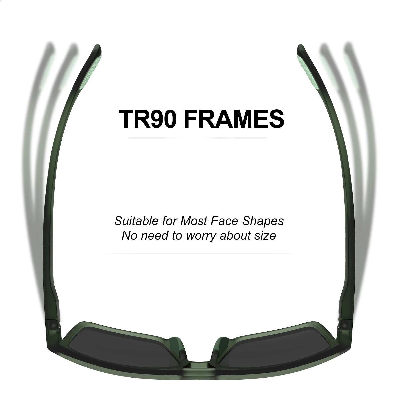 Suukaa HD Polarized Glasses for Men and Women Outdoor UV Protection Classic Fishing Cycling Driving Uv400 Sunglasses 241230