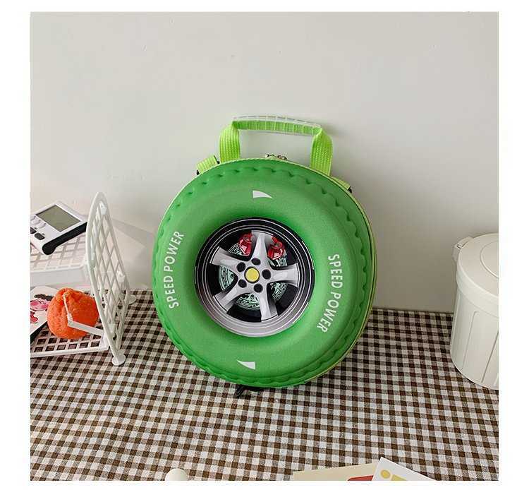 New Korean Version Children's Backpack Tire Fashion Design Kindergarten Backpack Boys' Backpack Hard Shell