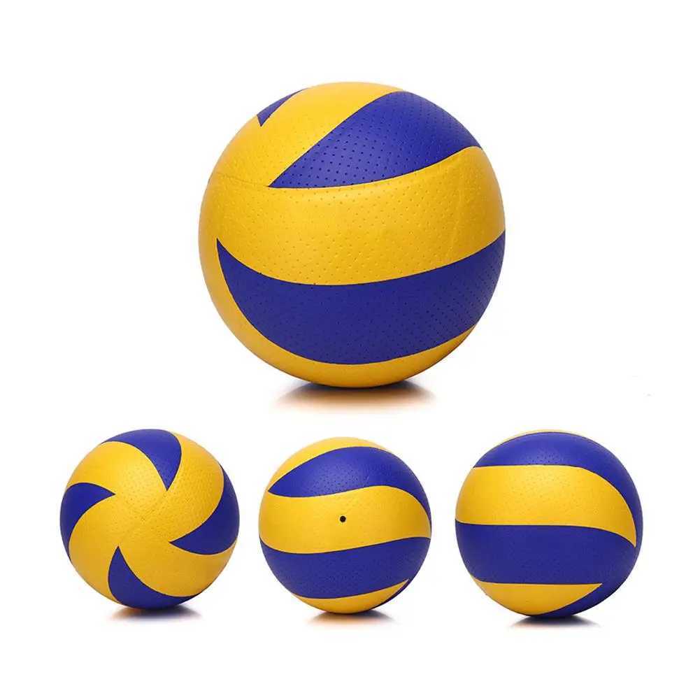 1pcs Practice Volleyball Leather Pu Soft Beach Volleyball Hard Ball Game Volleyball Training K7g2XJ241230