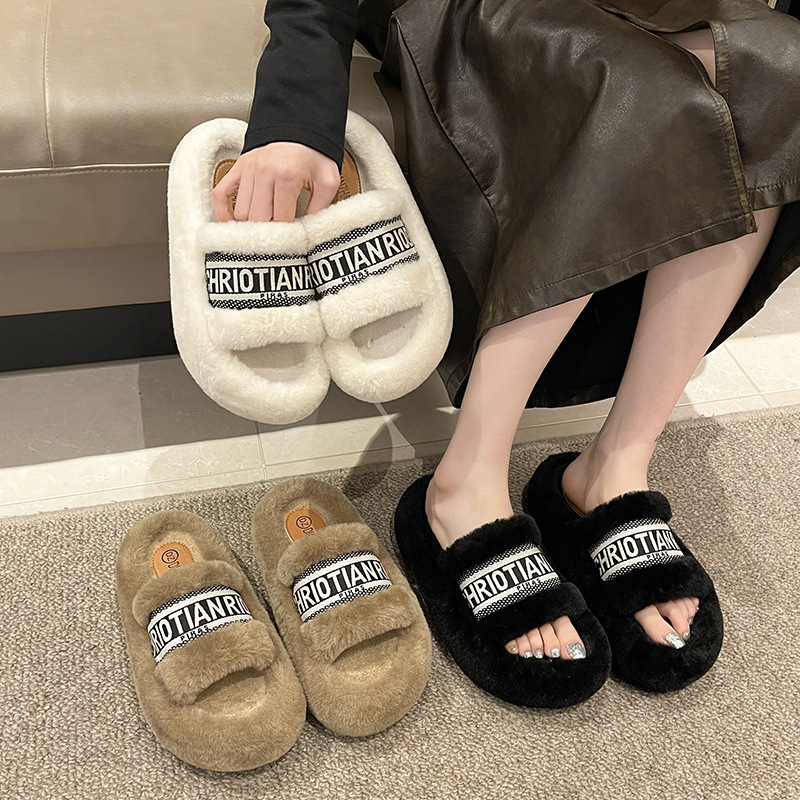 free shipping slides designer women shoes thick soled cotton slippers slipper flat bottom slippers women slipper sandals sliders women 35-40 For ladies