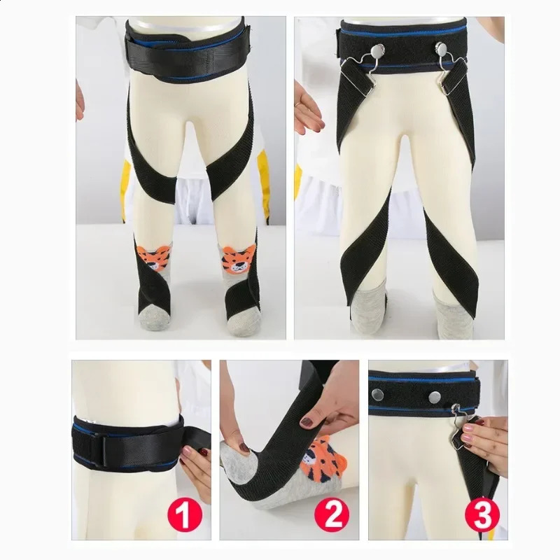 Children Inner Outer Eight Character Babies Leg Foot Walking Posture Correction Straps Portable Correction Belts Shoes Supplies 241230
