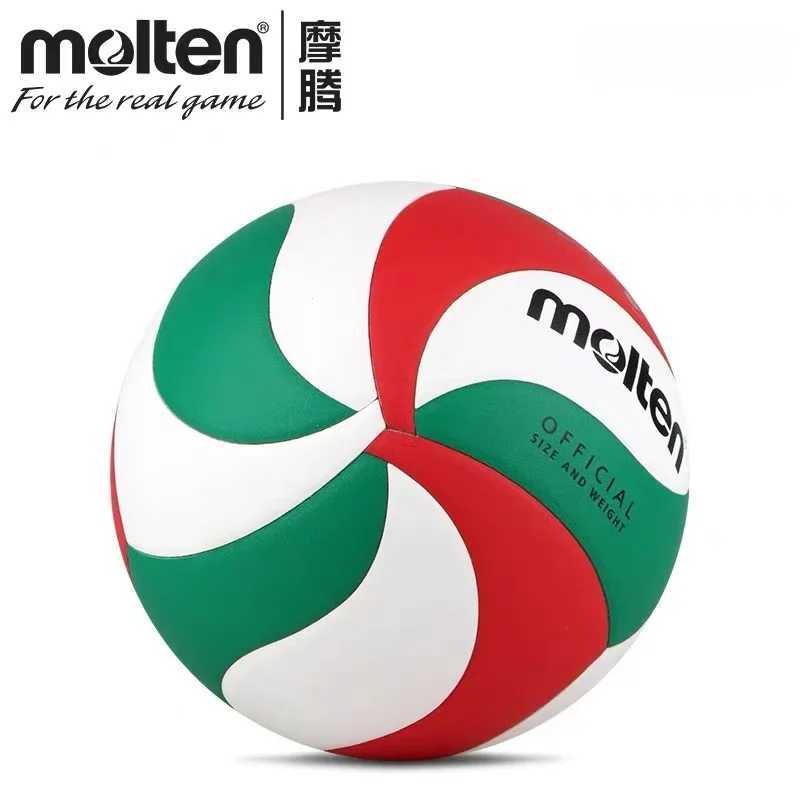 Molten Volleyball V5M4500 Professional Competition Hard Row Wear-resistant No. 5 PU Indoor and Outdoor Training VolleyballXJ241230