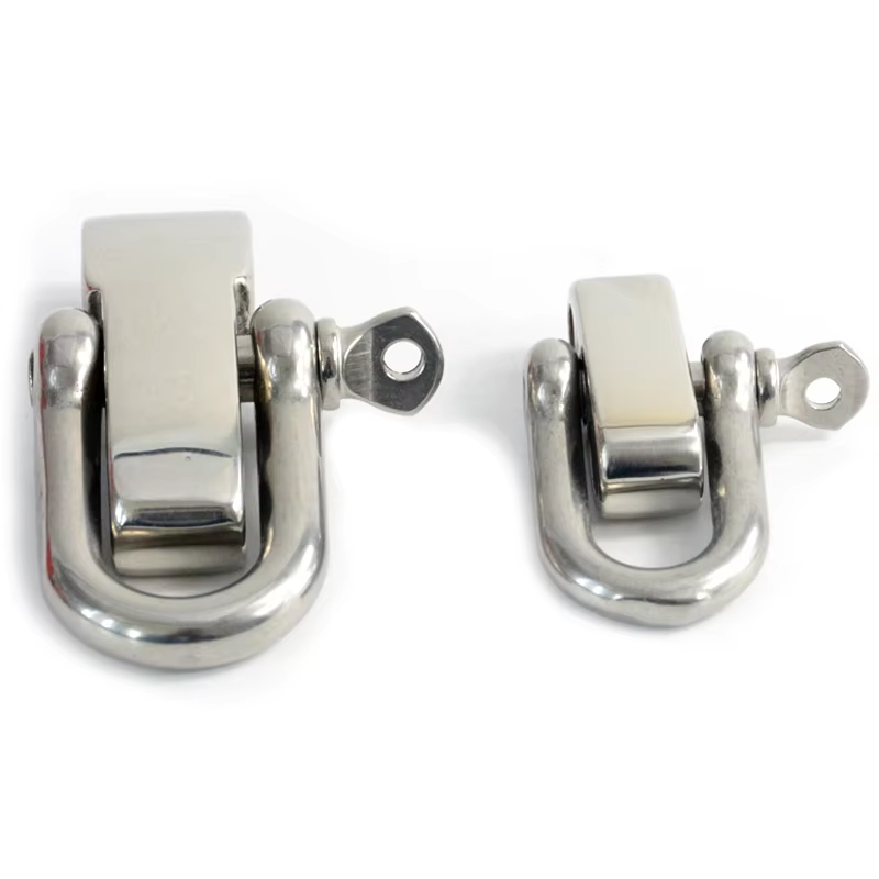 Factory custom Metal Adjustable Stainless Steel D Shackle Clasp For Paracord Bracelet