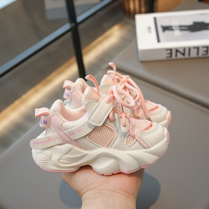 Lightweight Toddler Sneakers Kids Basketball Sneakers for Little Boys Girls Running Shoes Kidsnest Trainers Sizes US5C-US4Y