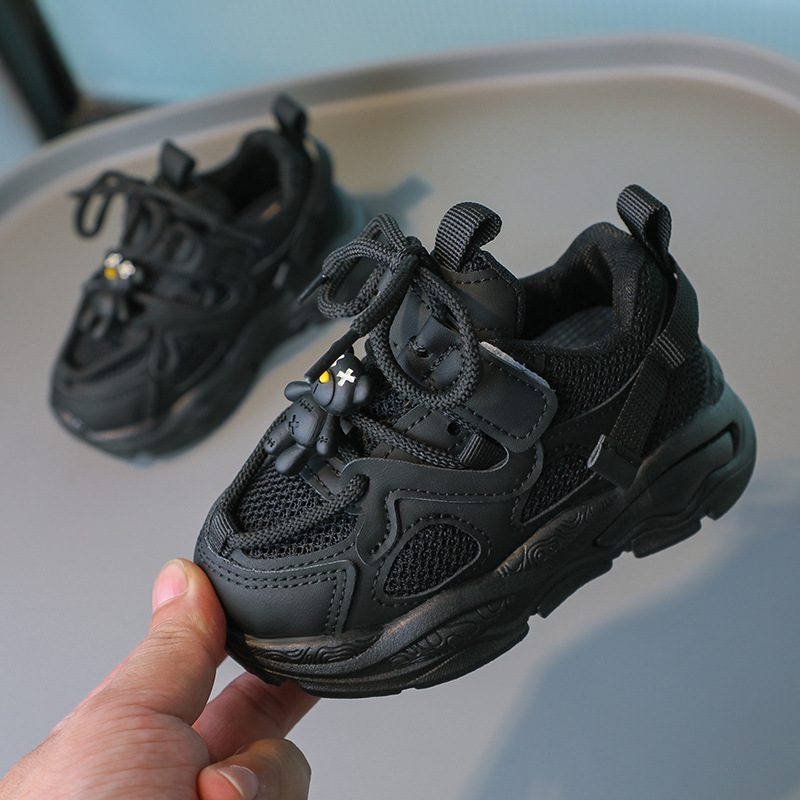 Children Sneakers kids Casual Shoes Bear Cartoon Sneaker Boy Child Flexible Sneakers Toddler Kidsnest Sport Running Trainers Sizes US5C-US12.5C