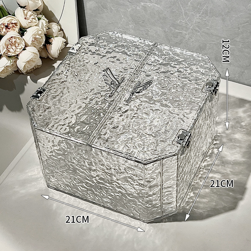 Hexagonal Luminous Storage Box (Single Box) Transparent
