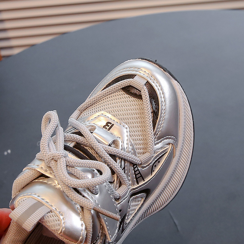 Kids Sneakers for Girls Boys Non Slip Toddler School Running Sport Shoes Kidsnest Fashion Versatile Youth Basketball Shoes Spring Autumn Sizes US9C-US