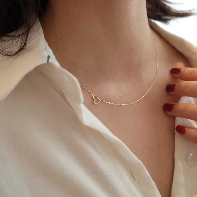 925 sterling silver plated 14K gold infinite pendant chain necklace suitable for womens exquisite jewelry wedding party gifts W241230