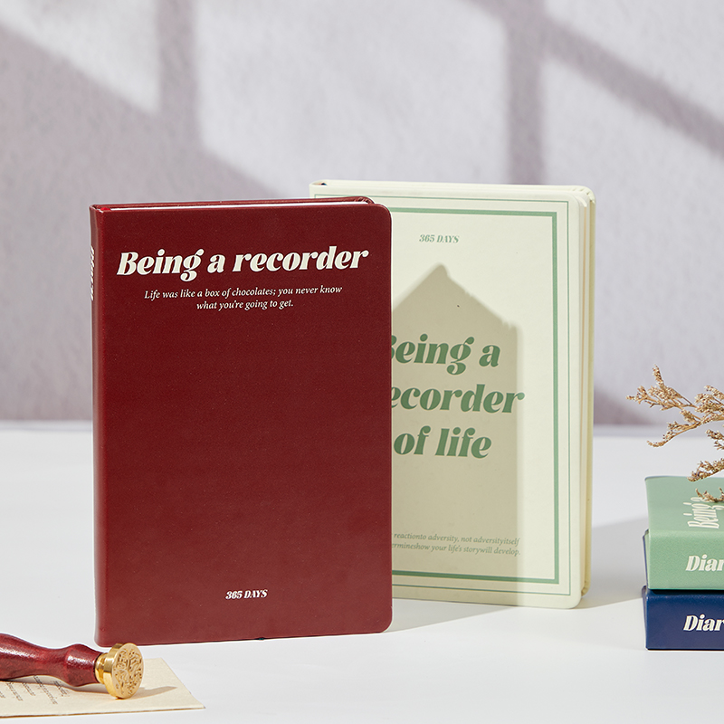 Elegant A5 Weekly Agenda Planner in Soft Faux Leather Includes Full-Year Daily Schedule + Weekly Scheduling Pages