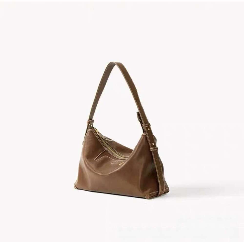 Women's Bags Handbag Down The Pine Track Series Shallow Hobo Commuting Simplechamois Leather Underarm Dumpg Bag For Women