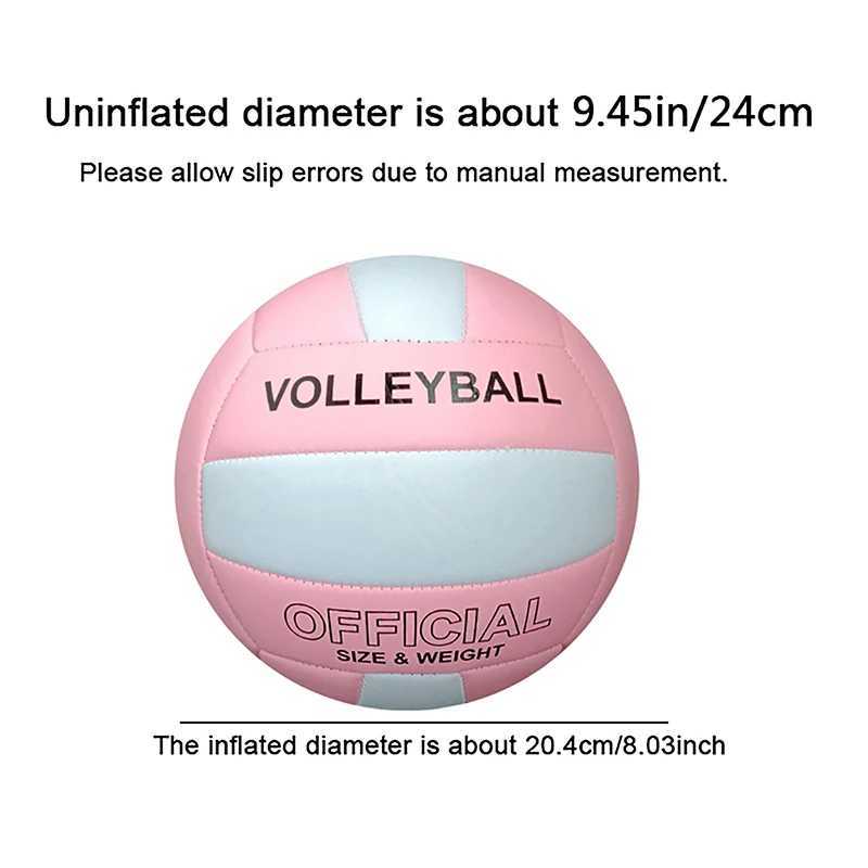 Soft Size 5 Volleyball Professional Training Match Game Ball for Youth Beginners Indoor Practice Ball Outdoor Beach VolleyballXJ241230