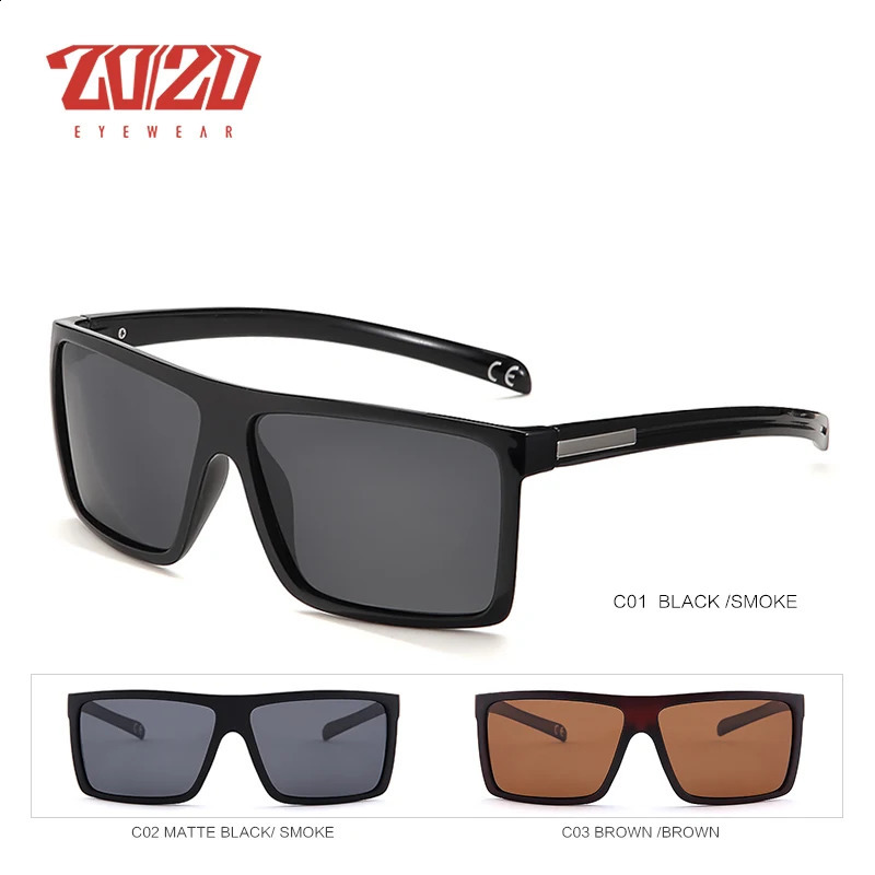 20/20 Classic Black Polarized Sunglasses Men Driving Sun Glasses for Male Shades Eyewear With Box Oculos PL273 241230