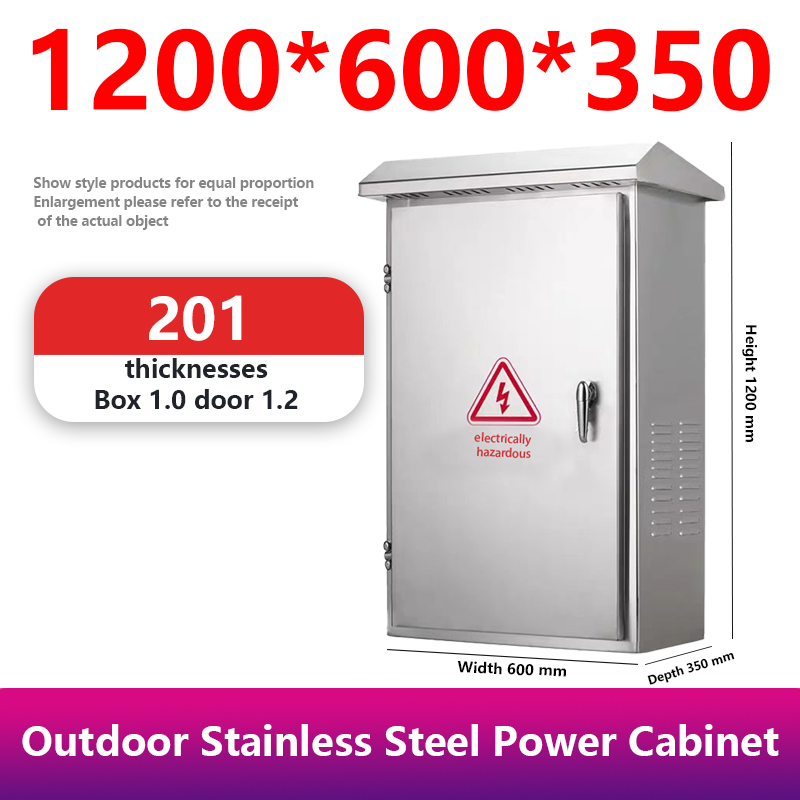 304/201 Outdoor stainless steel electrical box enclosure, weatherproof Enclosure box with insulated project box