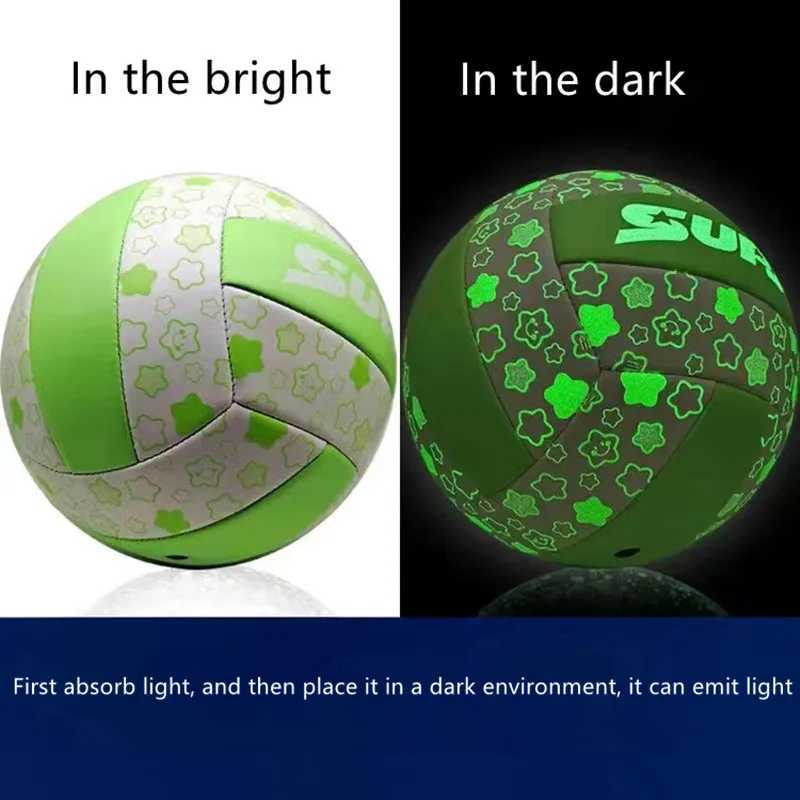 Volleyball Glow In The Dark Volleyball Fluorescent Size 5 Frosted Texture Birthday Gift For Middle School Volleyball Shining VolXJ241230