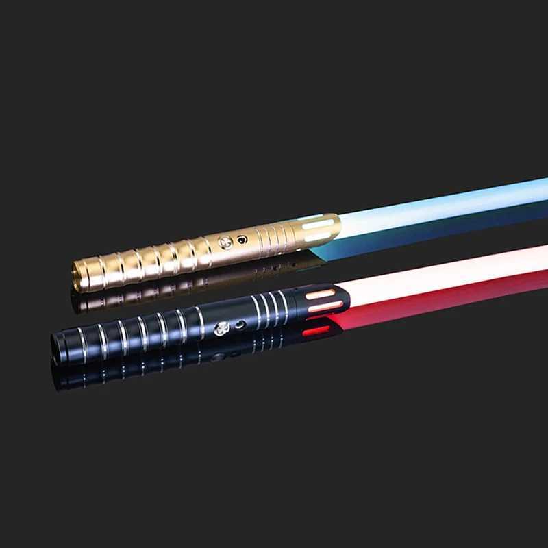 Lightsaber RGB 16 metal handle double-sided variable weight dual sound 2-in-1 photometer handle LED USB charging Y241230